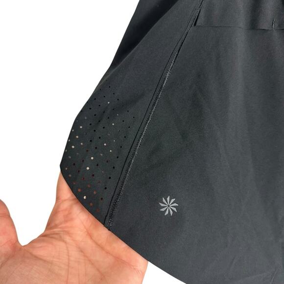 NWT Athleta Women's Hustle 3" Short Sz 1X  Black Running Gym Workout Athleisure - Picture 8 of 11